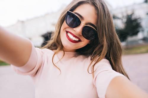 woman after digital smile design | Parramatta Dentist